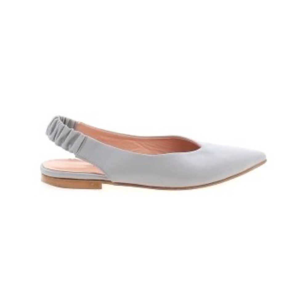 Barney’s Leather Gray Lavender Shoes
